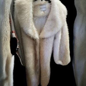 Toasted Marshmallow Faux Fur Coat by the brand AZALEA WANG